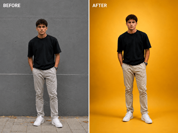 Change background color.