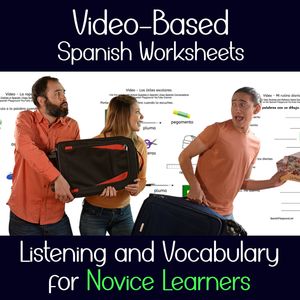 Spanish Listening Activities for Easy Conversation Videos 
