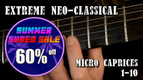 Dan Mumm&#x27;s Micro Caprice Series (1-10)  Complete Tabs with Mp3 and Midi 