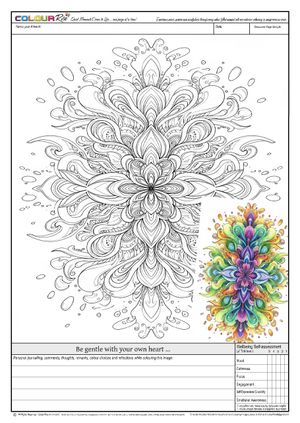 FREE download to try, click on image: ColourRise #6 - “Be Gentle With Your Own Heart”