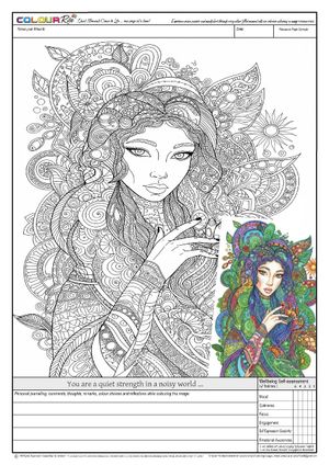 FREE download to try, click on image: ColourRise #1 - “You are a quiet strength in a noisy world”