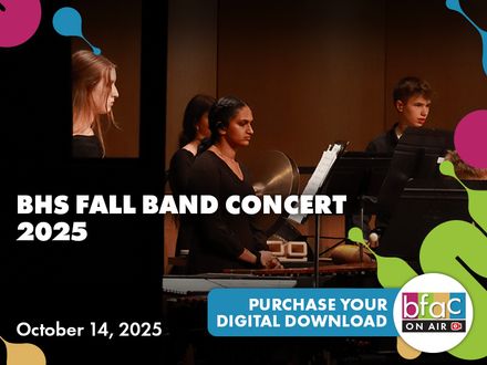 BHS Fall Band Concert 2025 