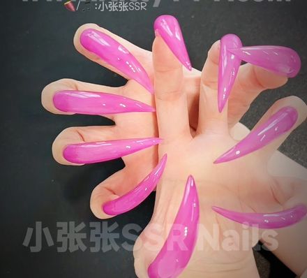 Pink Nails Clawing and Scratching