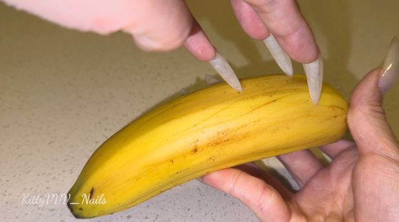 Scratching and Clawing a Banana (your pathetic cock)