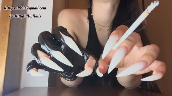 Hand Oil, black gloves and smoking - One of the best