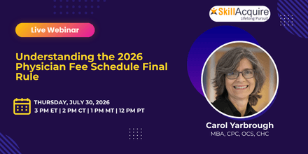 Understanding the 2026 Physician Fee Schedule Final Rule