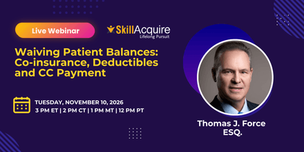 Waiving Patient Balances: Co-insurance, Deductibles and CC Payment