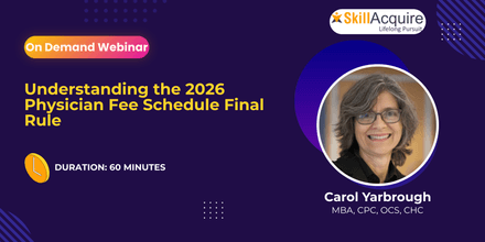 Understanding the 2026 Physician Fee Schedule Final Rule
