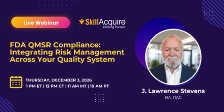 FDA QMSR Compliance: Integrating Risk Management Across Your Quality System