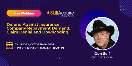 Defend Against Insurance Company Repayment Demand, Claim Denial and Downcoding