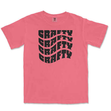 Groovy Crafty Tee- Black
