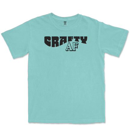 Crafty AF Tee- black