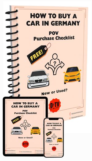 FREE - How to Buy a Car in Germany Checklist