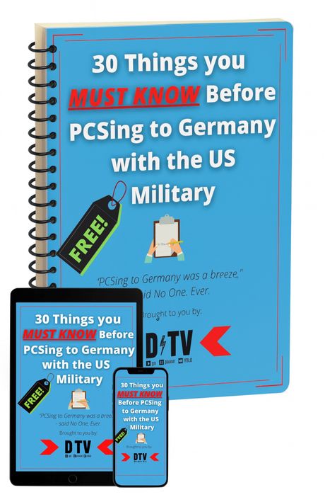 FREE - 30 Things You MUST KNOW Before PCSing to Germany 