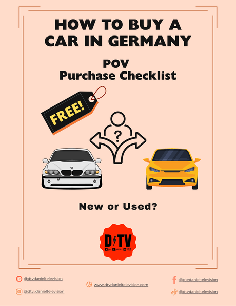 FREE - How to Buy a Car in Germany Checklist
