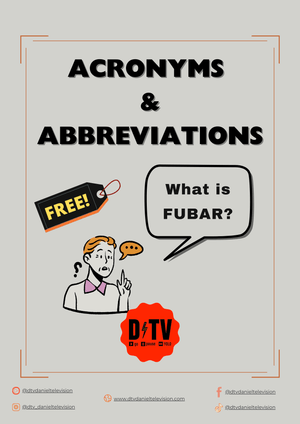 Acronyms &amp; Abbreviations 