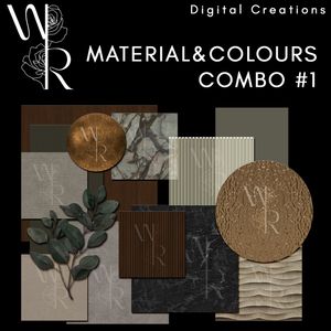 MATERIALS &amp; COLOURS COMBO #1