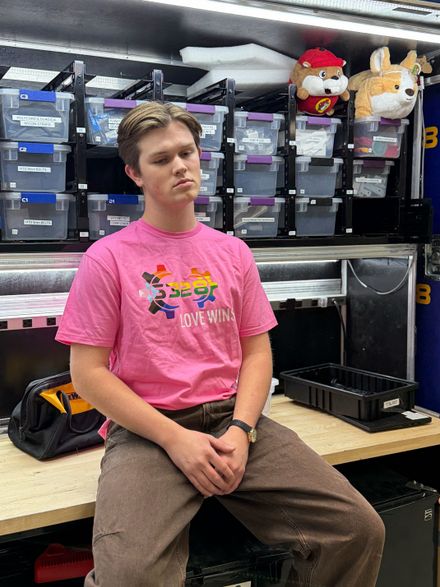 2025 Team Logo Pride Shirt Pink