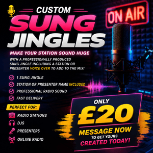 🎙️1 CUSTOM SUNG JINGLE 🎙️