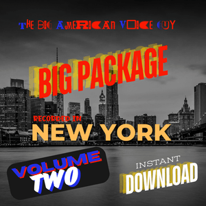 THE BIG AMERICAN VOICE GUY BIG PACKAGE VOLUME 2