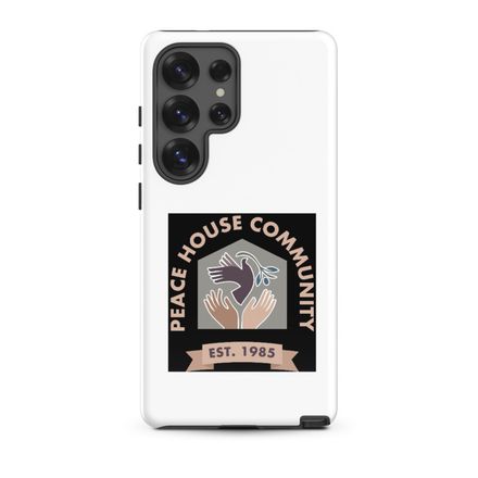Samsung Phone Case with Black Background