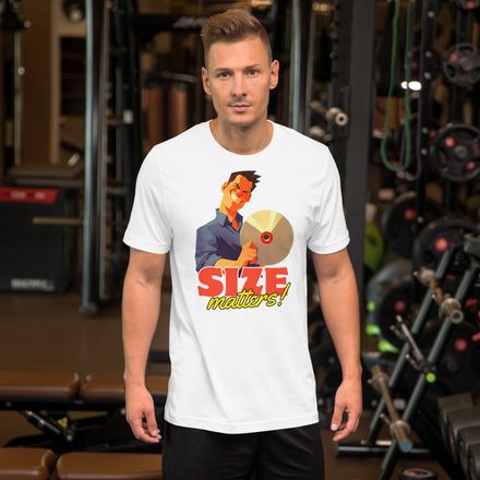 Laserdisc - size matters! (unisex T-Shirt)