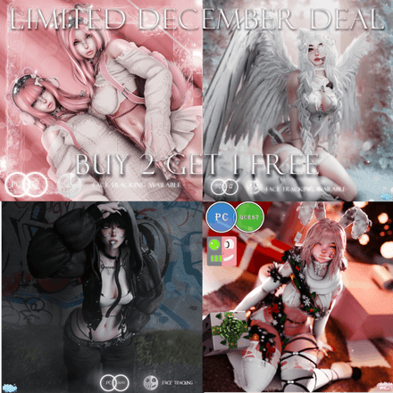 December Avatar Bundle, Buy 2, Get 1 FREE!