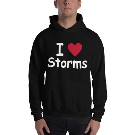 I Love Storms Hoodie