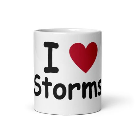 I Love Storms Coffee Mug