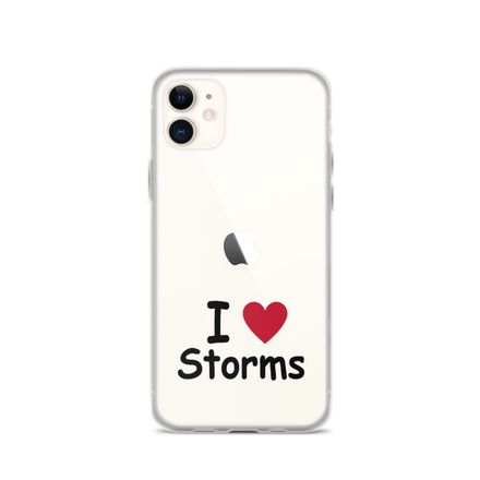 I Love Storms Iphone Case