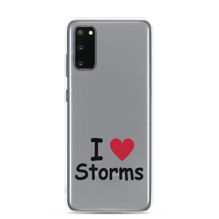 I Love Storms Samsung Phone Case