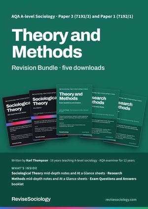 Theory and Methods Revision Bundle: AQA A-level Sociology