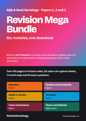 A-level sociology revision mega bundle £19.99