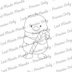 Cozy Christmas Companions Black and White Digi Stamp Set | PNG &amp; JPEG | Cuddles, Biscuit and Pip Chr