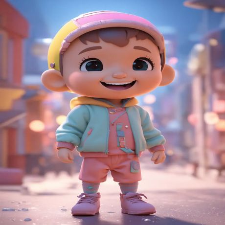 A child smiling 