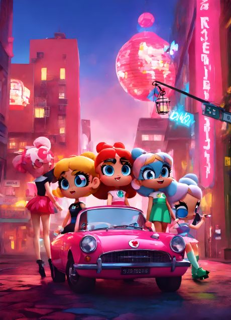 Powerpuff Girls 8k.
