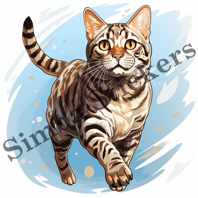 Egyptian Mau cats, image set, 10 images