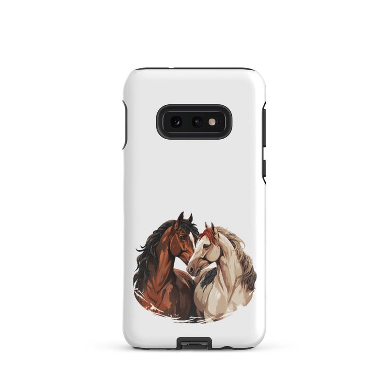 Tough Case for Samsung, Horses nose-to-nose, jbgjpy
