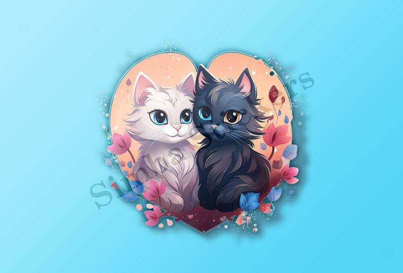 Cats in love