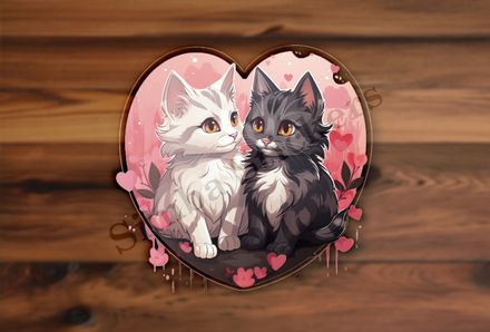 Cats in love