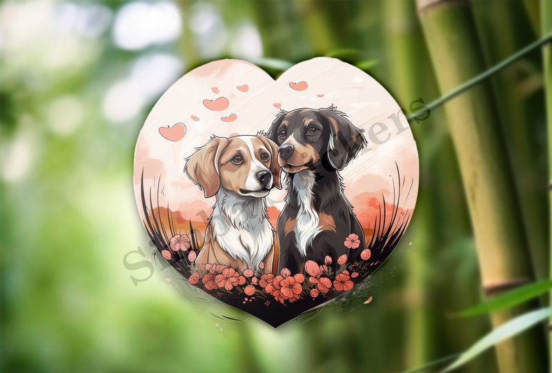 Dogs in love
