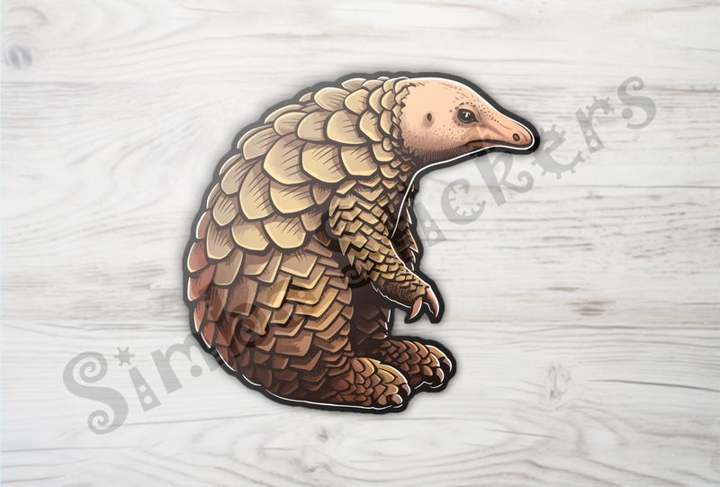 Pangolin standing