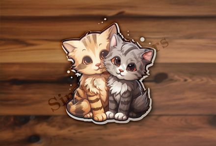 Cats cuddling