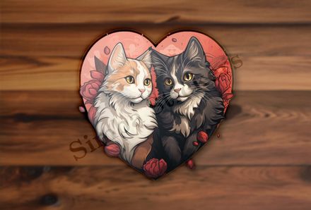 Cats in love