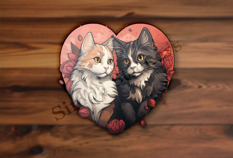 Cats in love