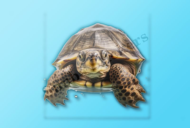 Tortoise in water