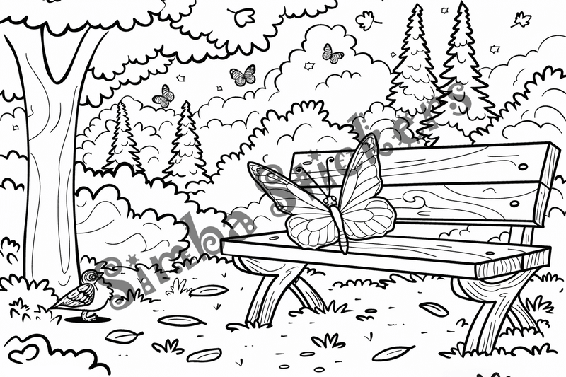 Colouring pages, bundle of butterflies, 50 images 2