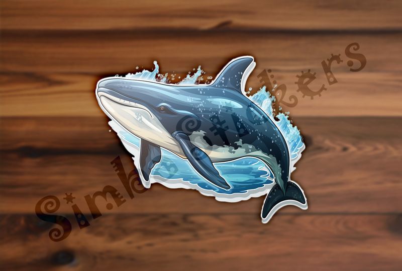 Whale under water