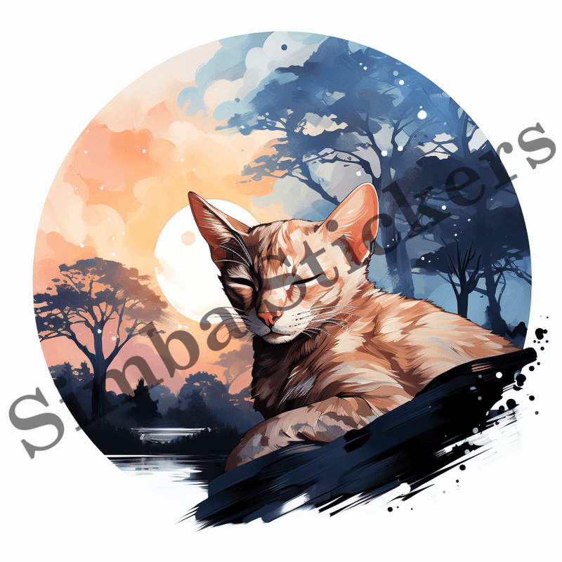 Oriental Shorthair cats, image set, 10 images