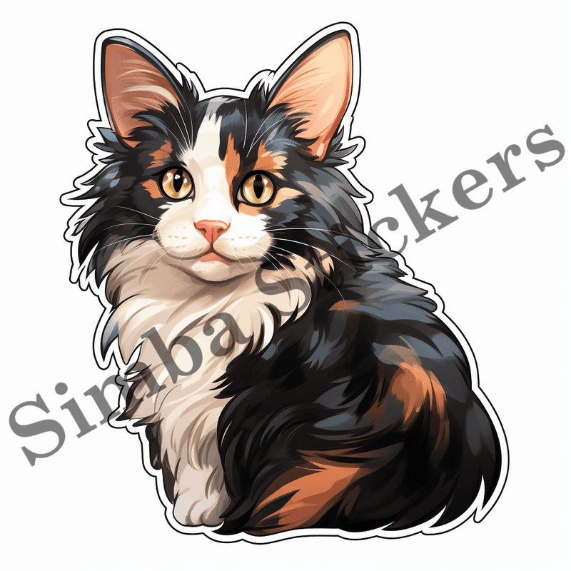 Japanese Bobtail cats, image set, 10 images